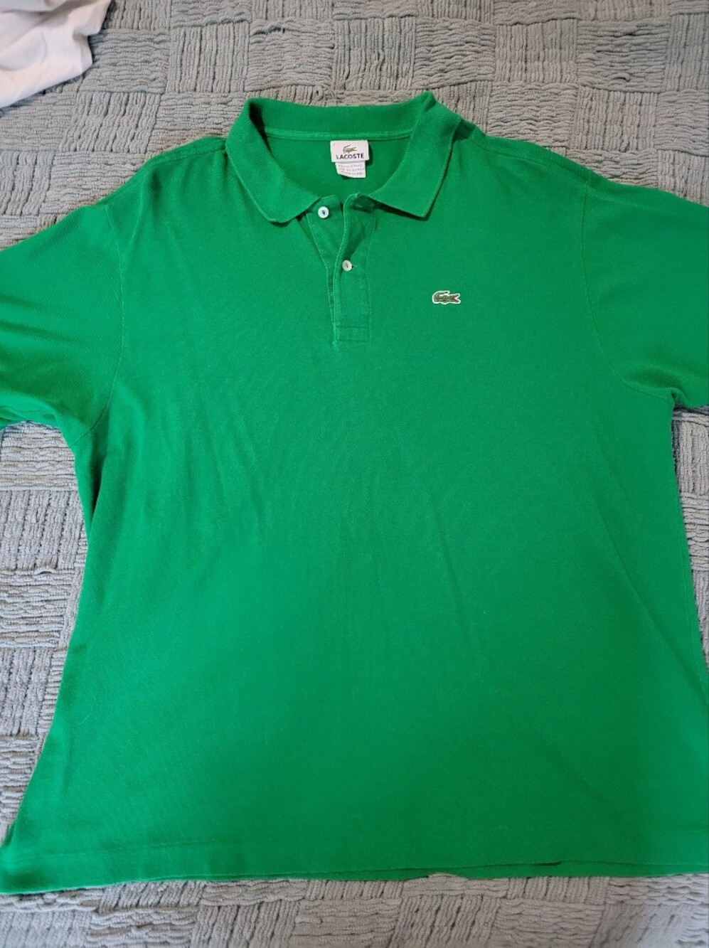Lacoste Men’s Kelly Green Polo Shirt Size 8